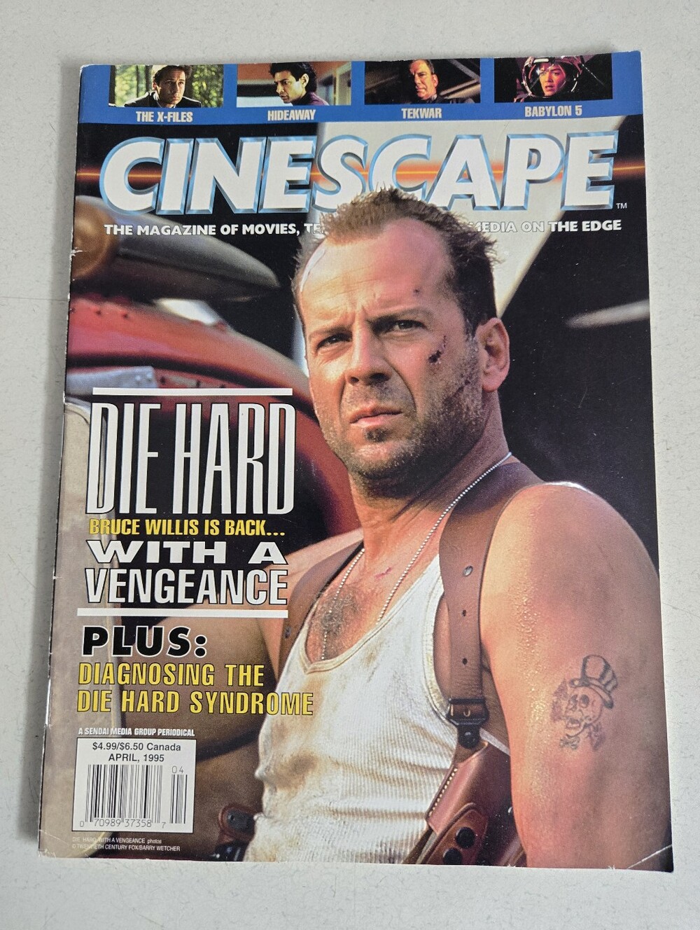Cinescape April 1995 Bruce Willis Magazine